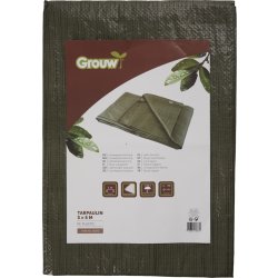 Grouw presenning, lättvikt, 3 x 5 m.