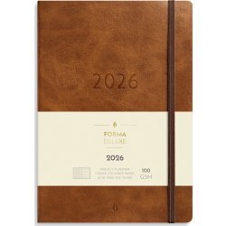 Burde 2026 Stor Veckokalender, Forma De Luxe, Brun