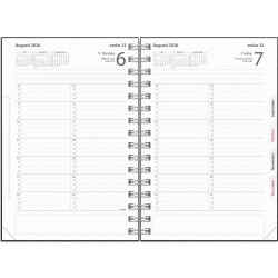 Burde 2026 Tidkalender Svart Kartong