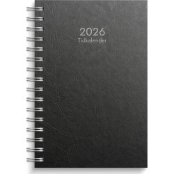 Burde 2026 Tidkalender Svart Kartong