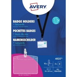 Avery 4825 Namnskyltshållare med nyckelband