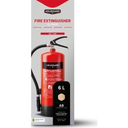 Housegard Skumsläckare | 6 Liter | Röd