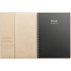 Burde 2026 Kalender Weekly A5 Tora. Konstl. Beige
