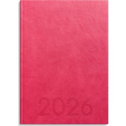 Burde 2026 Kalender Weekly A5, Konstläder, Rosa