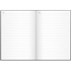 Burde 2026 Kalender Weekly A5, Konstläder, Svart