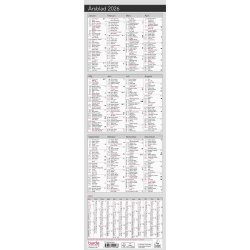 Burde 2026 Kalender, Årsblad