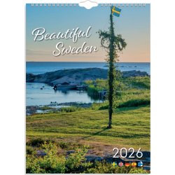 Burde 2026 Väggkalender, Beautiful Sweden