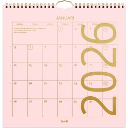 Burde 2026 Väggkalender, Color