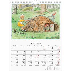 Burde 2026 Väggkalender, Elsa Beskow