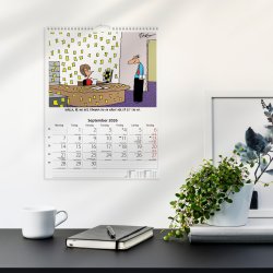 Burde 2026 Väggkalender, Kontorshumor