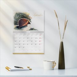 Burde 2026 Väggkalender, Naturalmanacka