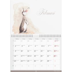 Burde 2026 Väggkalender, Naturalmanacka