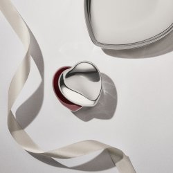 Georg Jensen Pillerdosa, hjärta, stål