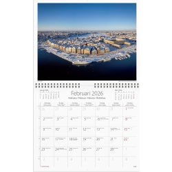 Burde 2026 Väggkalender, Stockholm