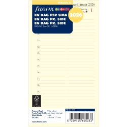 Filofax 2026 Påfyllnad | Personal | Dag