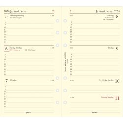 Filofax 2026 Refill | Personal | Vecka | Tvärform.