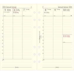 Filofax 2026 Refill | Personal | Vecka | Högformat