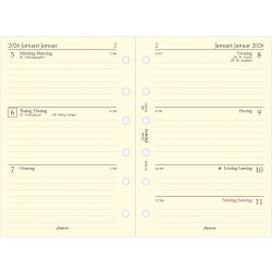 Filofax 2026 Refill | Pocket | Årspaket