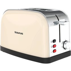 Taurus Brödrost Vintage 2 skivor, Cream