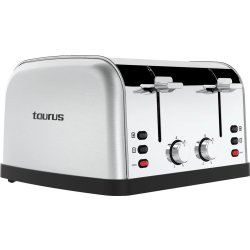 Taurus Brödrost Vintage Four 4 Skivor, stål
