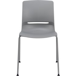 Denver kantinstol u. dyna, grå, 2 st,