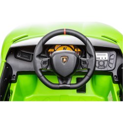 NORDIC PLAY Elbil Lamborghini Aventador, 12V, grön