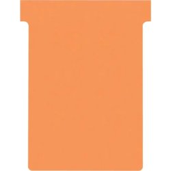 Kort till planeringstavla 100 st Orange Strl. 3