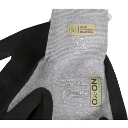 OX-ON Arbetshandske Recycle Comfort 16300, Strl 8