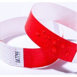 Avery TYVRD-50 Armband | röd | 500 st. | 256x19mm