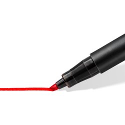 Staedtler Lumocolor 314 Märkpenna B, permanent, rö