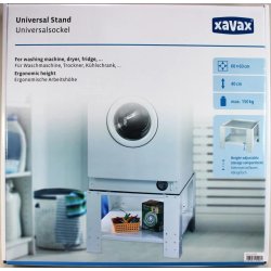 Xavax Sockelhylla för Tvättmaskin Med Hylla, Vit