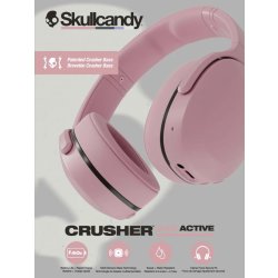 Skullcandy Hörlurar Crusher Over-Ear, rosa