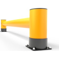 Rack-Mammut Påkörningsskydd Hyllgavel/enkel/2,5m