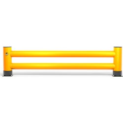 Rack-Mammut påkörningsskydd t/gavel, dubbel, 2,5 m