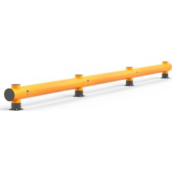 Rack-Mammut påkörningsskydd, enkel, 10 m