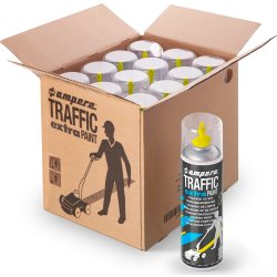 Traffic Extra golvmarkeringsfärg, 500ml, gul