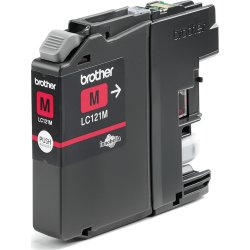 Brother LC121M bläckpatron, magenta, 300 sidor