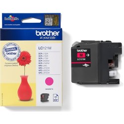 Brother LC121M bläckpatron, magenta, 300 sidor