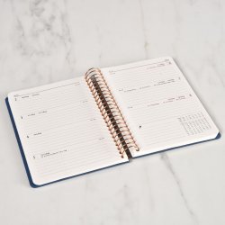 Kozo 2026 Kalender | A6 | Vecka | Blå
