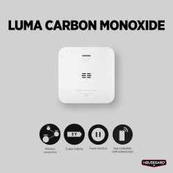 Housegard CA150 Luma trådlös kolmonoxidlarm