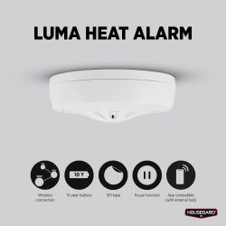 Housegard HA450 Luma trådlös värmevarnare