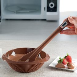 Silikomart Chokladtermometer/degslev, brun