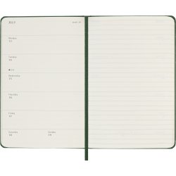 Moleskine 2026 Kalender | H | Vecka | Poc. | Grön