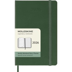 Moleskine 2026 Kalender | H | Vecka | Poc. | Grön