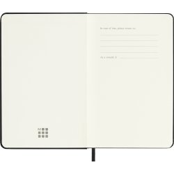 Moleskine 2026 Kalender | H | Vecka | Poc. | Svart