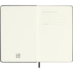 Moleskine 2026 Kalender | H | Vecka | Poc.| Svart