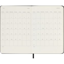 Moleskine 2026 Kalender | H | Vecka | Poc.| Svart