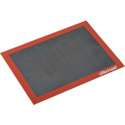 Silikomart Bakmatta Air Mat, röd/svart, 40x60cm