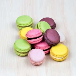 Silikomart Bakmatta, Macarons, röd, 30x40cm
