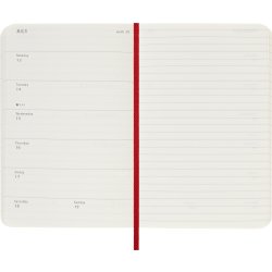 Moleskine 2026 Kalender | S | Vecka | Ficka | Röd